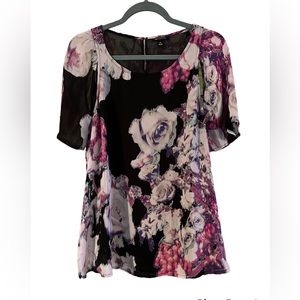 I heart Robson Floral print blouse